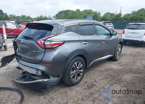 2017 Nissan Murano Sv из США, поврежденный, VIN 5N1AZ2MH3HN163953